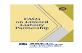 FAQs ON PARTNERSHIPS - ICSI€¦ · companies having features of the likes of separate legal entity, perpetual ... A Limited Liability Partnership is a legal entity separate from