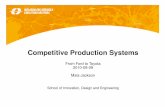 Competitive Production Systems - MDHzoomin.idt.mdh.se/course/KPP202/HT2010/Le3MJn/FromFordToToyota... · Competitive Production Systems From Ford to Toyota ... Innovation and Product