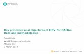 Key principles and objectives of MRV for NAMAs: Data … 3A...Key principles and objectives of MRV for NAMAs: Data and methodologies • Introduction • Methodology to estimate the