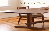 A Fresh Take on the Trestle Table - … laps and bridle joints, with slight angles and tapers, and optional pegs to add interest. Feet and rails come first