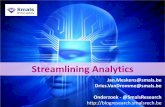 Streamlining Analytics - Smals Research · SQL Rstudio Custom Vendor-specific ... INNER JOIN infosession_break ON rId = iId . 69 ... best practices De realiteit (praktijkvoorbeelden