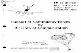 Support of Contingency Forces by ñir Lines of …76).pdfSupport of Contingency Forces by ñir Lines of Communication mTi TOA T/ ... FM 55—19 {TKT) ... Redeployment—The transfer