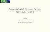 Status of ADF System Design November 2002evans/l1cal/meetings/... · 2002-11-12 · Status of ADF System Design November 2002 D. Calvet DSM/DAPNIA/SEDI, ... • Long tail: 80% of
