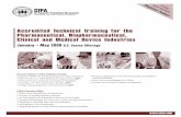 Accredited Technical Training for the Pharmaceutical ... 09 US.pdf · Course Summary: One of the most ... ICH Q7A guideline for the GMP’s for active pharmaceutical ingredients have
