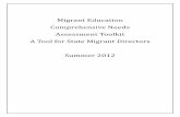 Migrant Education Comprehensive Needs Assessment Toolkit … · 2016-04-08 · Migrant Education . Comprehensive Needs . Assessment Toolkit . ... Appendix C.2 Sample Management Team