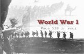 Lesson 1 : World War 1 Begins - International School of Sosua - … · PPT file · Web view2015-04-13 · Conflict Broadens. Germany reacted ... General Alfred von Schlieffen helped