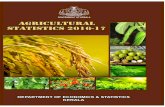 Government of Kerala - Welcome to Department of …ecostat.kerala.gov.in/images/pdf/publications/... · 2018-01-31 · study of important crops in Kerala for the year 2001-02 & 2016-17,