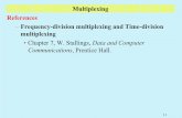 Multiplexing References Frequency-division multiplexing ...em/dtss04pdf/Multiplexing.pdf · I.1 Multiplexing References – Frequency-division multiplexing and Time-division multiplexing