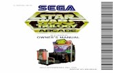 DLX VERSION OWNER’S MANUAL - Games Database · DLX VERSION OWNER’S MANUAL ... information related to the STAR WARS TRILOGY DLX, ... STAR ARS W TRILOGY. 8 3. ASSEMBLING PRECAUTIONS