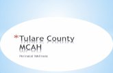 Tulare County MCAH - Family Health Outcomes Project · Tulare County nurses, Tulare County paraprofessionals and ... providers in Tulare County, ... Family Resource Centers, ...