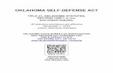 OKLAHOMA SELF-DEFENSE ACT - OSDA Classes SELF-DEFENSE ACT TITLE 21, OKLAHOMA STATUTES, ... TITLE 21 § 1289.7a ... Except as otherwise prohibited by law, ...