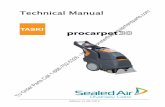tecnical manual procarpet 30 V1.00 · d r aw r1 Fo To Order Parts Call 1-888-702-5326 ... 01.0 TASKI - foreword_V1.00.fm 1 Foreword 1.1 Target ... (MSDS). Empty water tanks ...