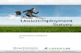 Underemployment Survey - Work2Future Survey Conducted for work2future ii L IST OF F IGURES Figure 1 Underemployment Estimate for July 2011....