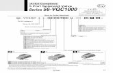 ATEX Compliant 5 Port Solenoid Valve Series 56-VQC1000 · Series 56-VQC1000 ATEX Compliant 5 Port Solenoid Valve ATEX category 3 VV5QC 1 1 08 TD0 COMCylinder port size Kit designation/Electrical