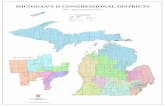 Michigan's 15 Congressional District Map · Hancock St Ignace Twp Almer Twp Wayne Williamston Twp Buchanan Twp Osceola Twp Genoa Twp Brighton Twp Marion Twp Green Oak Twp Kimball