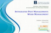 INTEGRATED PEST MANAGEMENT WEED MANAGEMENTnewillinoisfarmers.org/pdf/weed_control.pdf · Horticultural Vinegar (acetic acid) •Certified Organic nonselective weed control •Contact