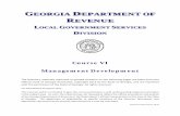GEORGIA DEPARTMENT OF REVENUE Department of Revenue ... praise, more funding, etc. "Unwelcome interruptions" include: ... The amateur way - The amateur boss takes on so much of the