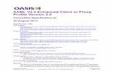 SAML V2.0 Enhanced Client or Proxy Profile Version 2docs.oasis-open.org/security/saml/Post2.0/saml-ecp/v2.0/...1