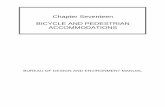 Chapter Seventeen BICYCLE AND PEDESTRIAN Seventeen BICYCLE AND PEDESTRIAN ACCOMMODATIONS ... Chapter
