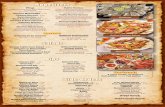 Appetizers - San Luis Mexican Restaurant & Casa Vallarta ... · Appetizers Shrimp Fajita Taco ... Especial de la Cocina Chicken, steak and shrimp grilled with bell peppers, onions