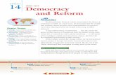 Chapter 14: Democracy and Reform - Lincoln-Sudbury ... that unfairly favored the landed aristocracy. Cobden declared: “I say without being revolutionary … that the sooner the power