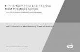 HP Performance Monitoring Best Practices · Chapter 10: WebLogic Monitoring ... Part V Application Server Monitoring Provides best practices for monitoring WebLogic and WebSphere