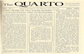 QUARTO - William L. Clements series_52, March 1961.pdfTBne QUARTO The University ... our acquisition
