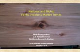 National and Global Forest Products Market Trends · National and Global Forest Products Market Trends ... International Trade Administration. ... Cherry. thousand cubic meters. 1990.