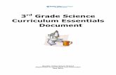 3rd Grade Science Curriculum Essentials Document Science/3rd...3rd Grade Science Curriculum Essentials Document Boulder Valley School District Department of Curriculum and Instruction