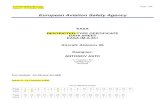 European Aviation Safety Agency · European Aviation Safety Agency EASA RESTRICTED-TYPE CERTIFICATE DATA SHEET EASA.IM.A.351 ... Flight Manual 2. Mandatory Maintenance Instructions