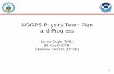 NGGPS Physics Team Plan and Progress - National … NGGPS... · 2016-08-16 · NGGPS Physics Team Plan and Progress James Doyle (NRL) Bill Kuo (NCAR) Shrinivas Moorthi (NCEP) 2 ...