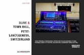 DLIVE & TOWN HALL, PETIT- LANCY,GENEVA, SWITZERLAND · The town of Petit -Lancy near Geneva decided to refurbish its multipurpose hall. After considerable research, ... TOWN HALL,