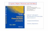 Copulas, Higher-Moments and Tail Risks - ETH Z · Copulas, Higher-Moments and Tail Risks Nov 2005 ... Its drawbacks • Weak dependence ... Ford, General Electric, General Motors,