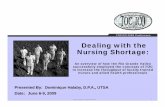 Dealing with the Nursing Shortage - c.ymcdn.com a strategic plan to meet ... experiences for basic nursing education programs ... or entry-level master’s degree) and post-licensure