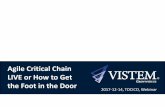 Agile Critical Chain LIVE or How to Get the Foot in the Door · Agile Critical Chain LIVE or How to Get the Foot in the Door 2017-12-14, TOCICO, Webinar. Wolfram Müller ... Generation
