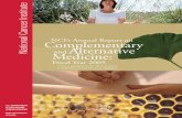 Complementary an Alternative Medicine - Office of … of cancer, ... Chinese Herbal Agents Tested in Lung Cancer Prevention 38 ... NCI’s Oice of Cancer Complementary and Alternative