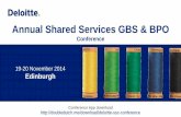 Annual Shared Services GBS & BPO - Deloitte United … · Business Balance Scorecard ...  Annual Shared Services GBS & BPO Conference