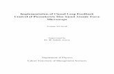 Implementation of Closed Loop Feedback Control of Piezoelectric …physlab.org/wp-content/uploads/2016/03/Thesis-AFM-Final... · 2016-08-03 · Implementation of Closed Loop Feedback