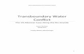 Transboundary Water Conflict - School of Public and ... · Transboundary Water Conflict The US-Mexican Case Along the Rio Grande . Jesse I. Martinez . ... study the empirical relationship