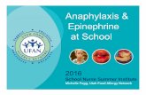 Anaphylaxis & Epinephrine at School - Utahchoosehealth.utah.gov/.../Anaphylaxis.pdf · lergy Action Plan / ncy Care Plan ted Nursing l for Students an Emergency an Individualized