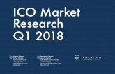 ICO Market Research Q1 2018 - icorating.com Market Research 1 21 1 icorating.com ICO Market Research Q1 2018 econdar Contact Steven Campbell Sales Partnerships Manager 1 080 steven.campbellicorating.com