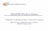 SELENE Project Status - sci2.esa.intsci2.esa.int/Conferences/ILC2005/Presentations/MinaminoH-01-PPT.pdf · Plasma Imager (Observation of ... ・Final electrical performance test: