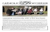 Members of the London Catholic Worker and the …londoncatholicworker.org/Spring2016.pdfMembers of the London Catholic Worker and the Catholic Worker Farm maintained a vigil on ...