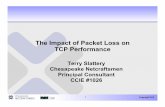 The Impact of Packet Loss on TCP Performance · The Impact of Packet Loss on TCP Performance ... TCP retransmits after 2*RTT ... – A log of low volume interfaces obscure high volume