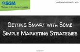 Simple Marketing Strategies Getting Smart with Some ...field-expo... · @2017 Getting Smart with Some Simple Marketing Strategies Social Media Marketing Plan Email Marketing aaronmontgomery.info
