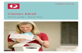 Clean Mail - Australia Post · Up to date information may be obtained from any . ... Clean Mail preparation ... Lodgement documents;