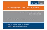 nuTRiTion on The Rise - assets.prb.org · Katrine Pritchard (gmmb), and Meera Shekar (The World Bank); ... The Population Reference Bureau informs people around the world about population,