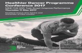 Healthier Dancer Programme Conference 2017 - One … · Healthier Dancer Programme Conference 2017 MIND THE GAP: ... Amy Swalwell, Alan Tuvey and ... This Healthier Dancer Programme