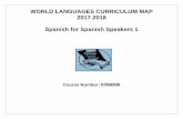 WORLD LANGUAGES CURRICULUM MAP 2017-2018 Spanish …myvolusiaschools.org/K12-Curriculum/Curriculum Maps and Guides... · WORLD LANGUAGES CURRICULUM MAP . 2017-2018 . ... ser, adjective