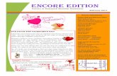 Encore Edition - AV Homes · Encore Edition February 2017 ... interesting-facts-about-valentines-day/ Cupid’s Corner To: Greg Peden ... PICKLEBALL WATER AEROBICS